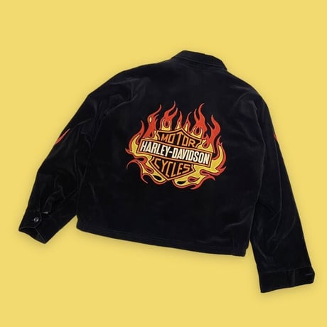 [USED] HARLEY-DAVIDSON🔥ベロア JKT