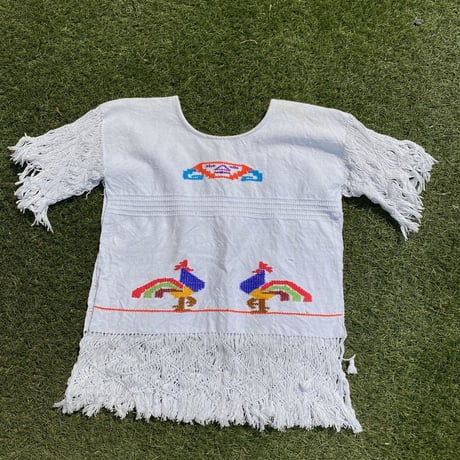 [USED] 刺繍ポンチョ