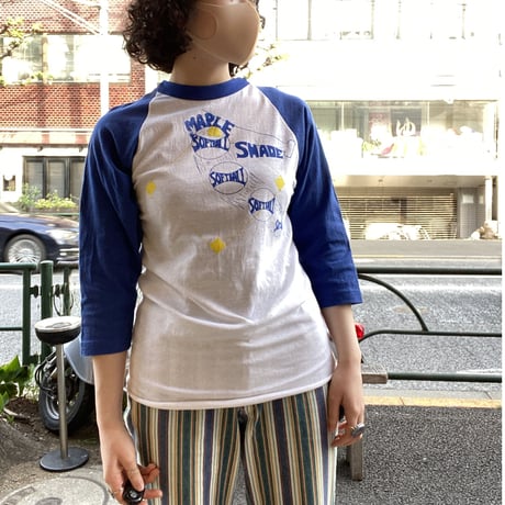 [USED] 80's RUSSELL  ラグラン Tee