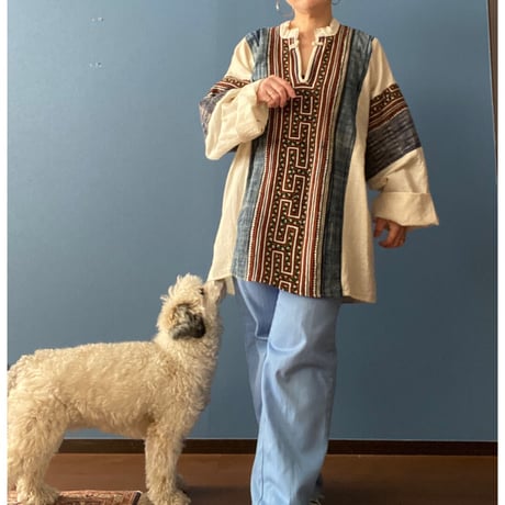 [USED] ステキ〜♡ vintage  P/O シャツ