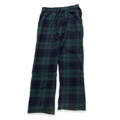 [USED] GREEN チェックネルパジャマPANTS