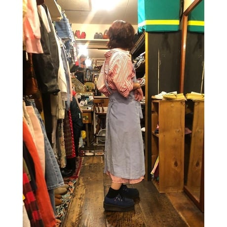 [USED]  Ralph Lauren  OXFORD エプロン♡