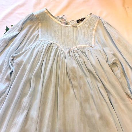 [USED] ふわっとパステルカラーのロングワンピース