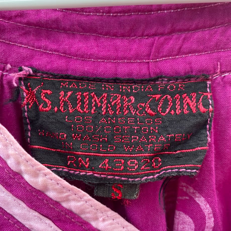 [USED] 70‘s 和柄ロングワンピース 💜
