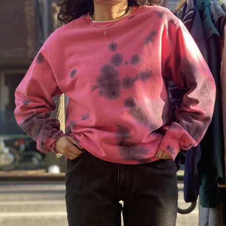 [USED] TIE-DYE SWEAT💗PINK