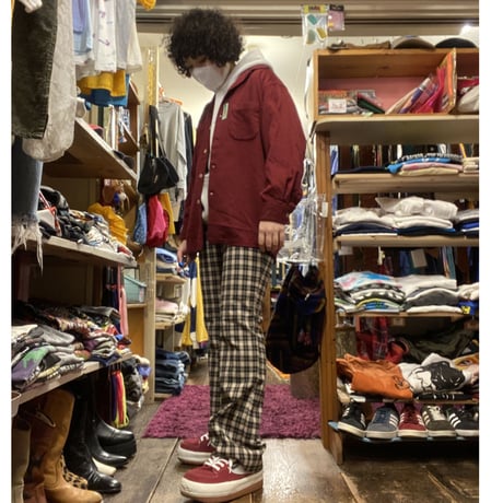 [USED]  vintage  バーガンディ シャツ