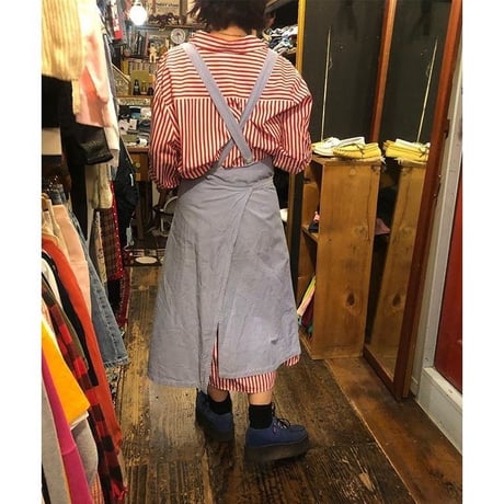 [USED]  Ralph Lauren  OXFORD エプロン♡