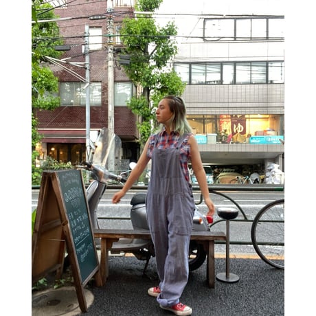 [USED] EURO vintage COTTON  オーバーオール