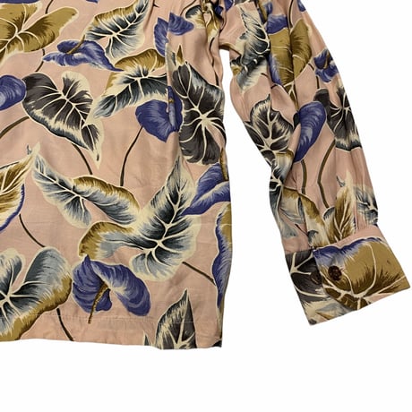 [USED] "Pineapple Juice" RAYON ALOHA SHIRT🌴