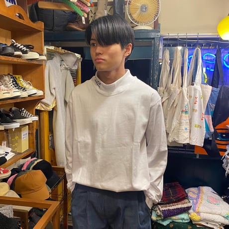 [DEAD STOCK] FRANCE POLICE モックネック ロンTee