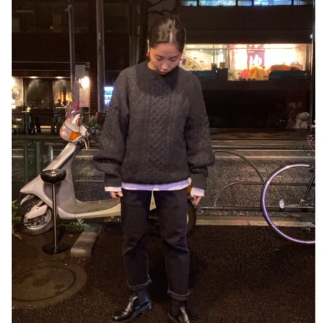 [USED] made in USA L.L.Bean KNIT