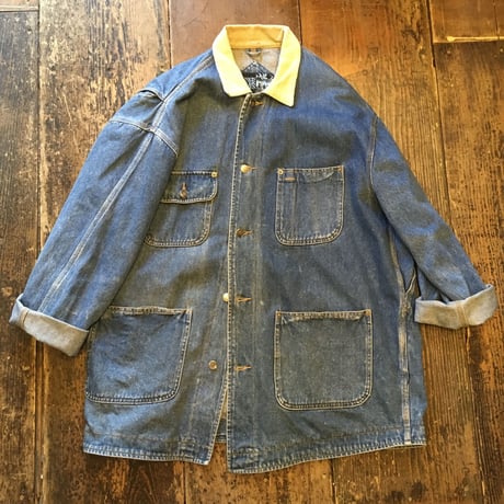 [USED] DENIM ロング カバーオール