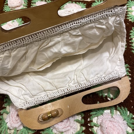 [USED] vintage🕊かぎ編み クラッチ BAG