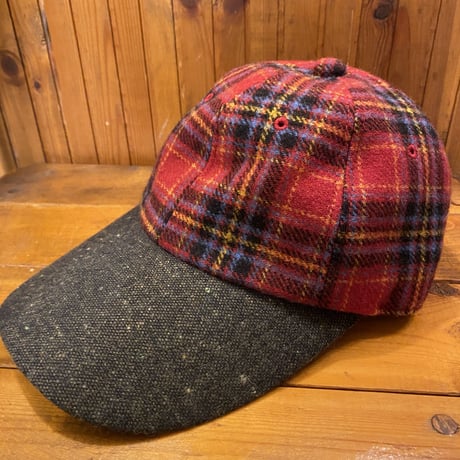 [USED] CHECK WOOL CAP
