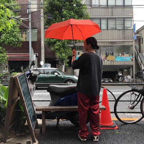 [USED] サテン CHINA PANTS  ボルドー