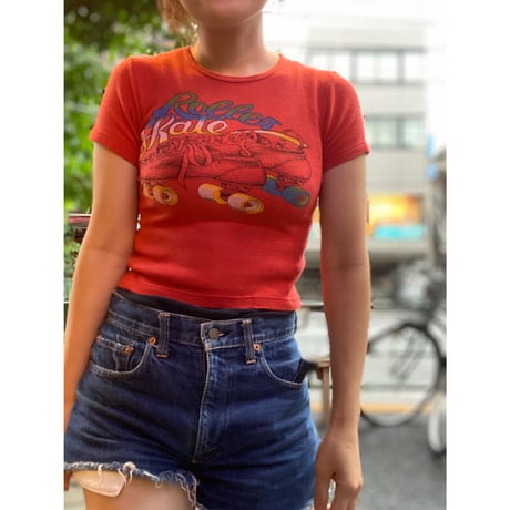 [USED] ローラースケートちびtee