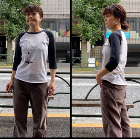 [USED] PLAYBOY! PRINTラグランTee