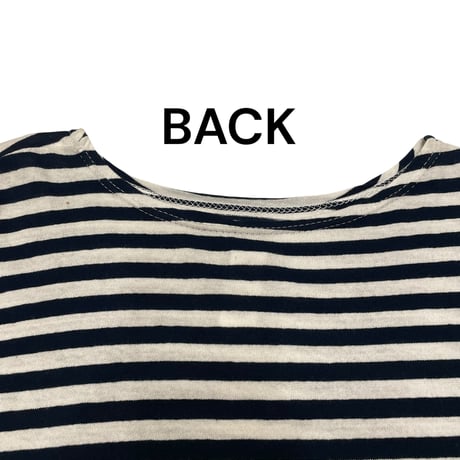 [USED] Midnight NAVY♡ボートネックTOPS