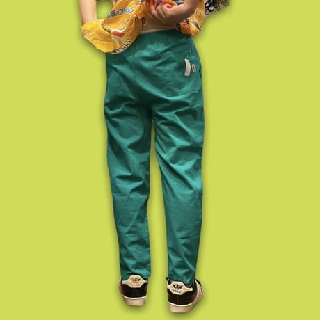 [USED] ITALY GREEN イージーパンツ