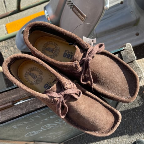 [USED] “Clarks" ワラビー  ブラウン🤎スエード
