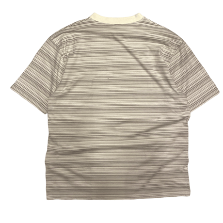 [USED] BEIGE colour ボーダーTee