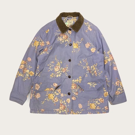 [USED] L.L.Bean 花柄ハーフコート💐