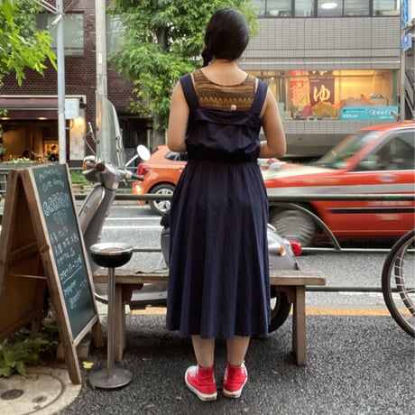 [USED]  VINTAGE ネイビーワンピース