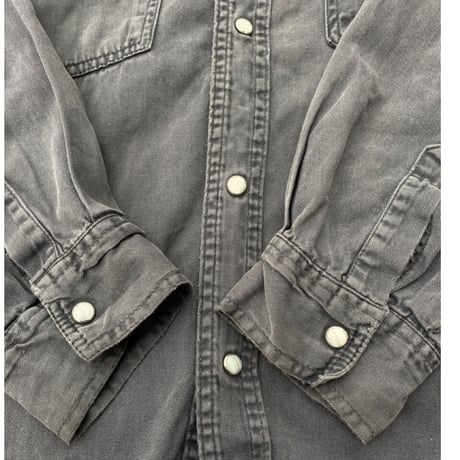 [USED] 90~00's Levis BLACK  デニムシャツ