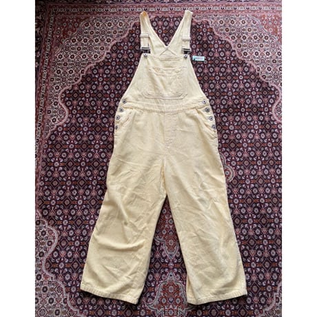 [USED] イエロー💛ヒッコリーオーバーオール