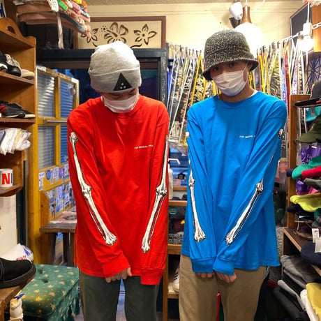 [CHEAP TIME$]  袖ROGO Tee  -BONE-