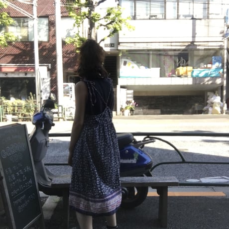 [USED] 小花柄 インド綿キャミソールワンピース