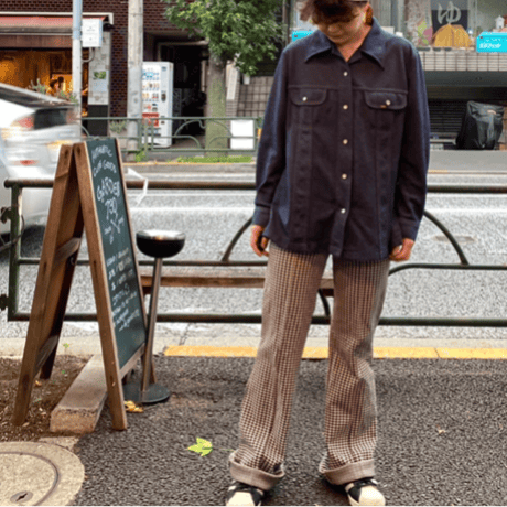 [USED] Lee DENIM風 POLYシャツ
