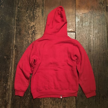 [USED] vintage リバーシブル風 真っ赤なパーカー