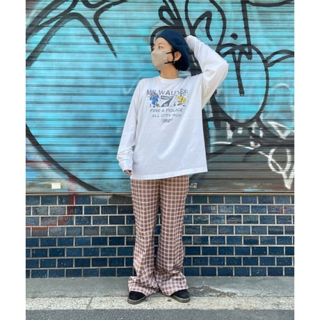 [USED] '93 FIRE & POLICE ゆる ロンTee