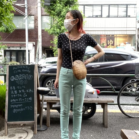 [USED]ドット柄BODY SUIT ●