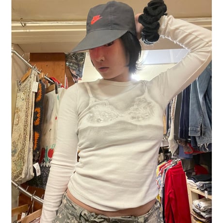 [USED]"NIKE" リバーシブルNylon CAP
