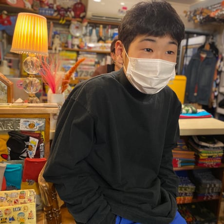 [USED] CAMBER モックネック ロン Tee  BLACK🖤