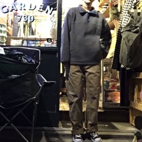 [USED] L.L.Bean いい配色のプルオーバーフリース
