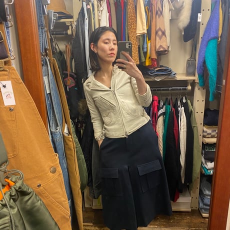 [USED] Laula 100%wool カーゴワイドパンツ