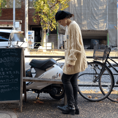 [USED] アランニットカーディガン
