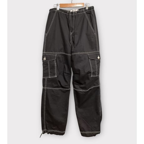 [USED] BLACK COTTON CARGO Pants