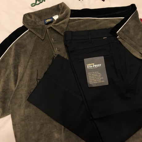 [USED] GOOD color!! ベロアポロシャツ