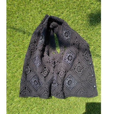 [USED] 鍵編みニットベスト