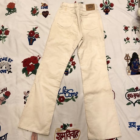 [USED] Levi's 517 オフホワイトコーデュロイPANTS