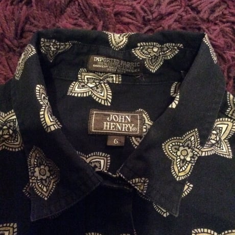 [USED]JOHN HENRY 柄シャツ