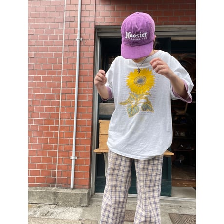 [USED]  重ね着風 "ひまわり" Tee