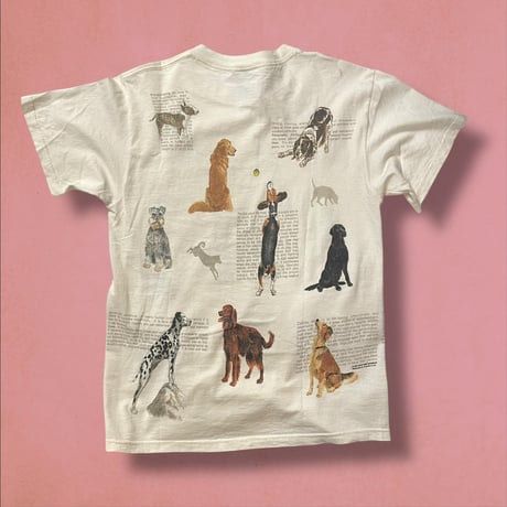 [USED]1999年 総柄 いっぱい わんこ Tee