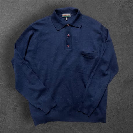 [USED] NAVY カラー の ニットポロ
