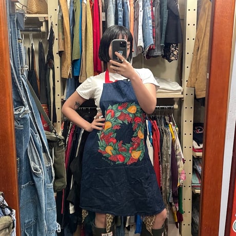 [USED]VINTAGE fruit apron