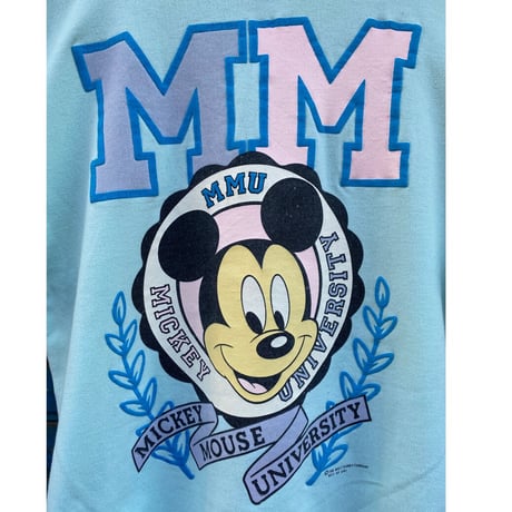 [USED] OLD "MICKEY UNIVERSITY" SWEAT💛